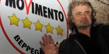 Ο Γκρίλο και το κόμμα των πέντε διαττόντων αστέρων