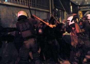 Όργιο αστυνομικής καταστολής στο Κερατσίνι