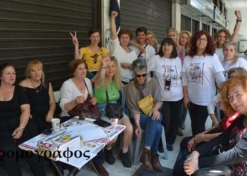 Καθαρίστριες για τον αγώνα τους και την ΑΝΤΑΡΣΥΑ