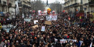 Μαζικό «όχι» των Γάλλων  στις αντεργατικές αλλαγές