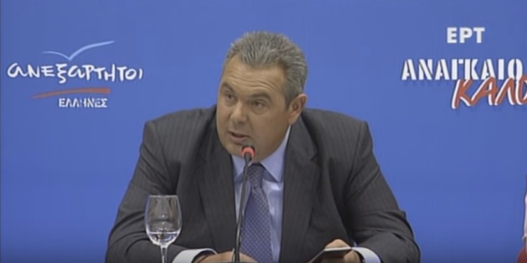 Ο Καμμένος για τα καψόνια στον στρατό και την καταδίκη Αργυρίου