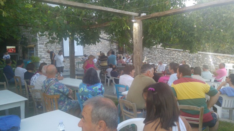 Οχι στο ξεπούλημα του νερού της Θάσου