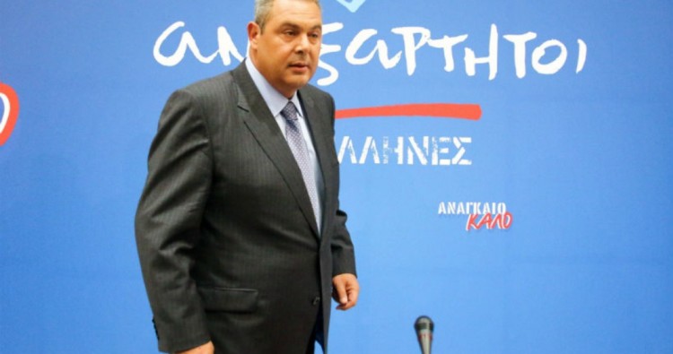 Καμμένος: Στις ένοπλες δυνάμεις δεν γίνονται δεκτές καταγγελίες από «ανώνυμα δίκτυα» (vid)