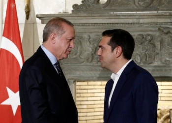 Σκηνικό πολέμου παρουσία του Ερντογάν