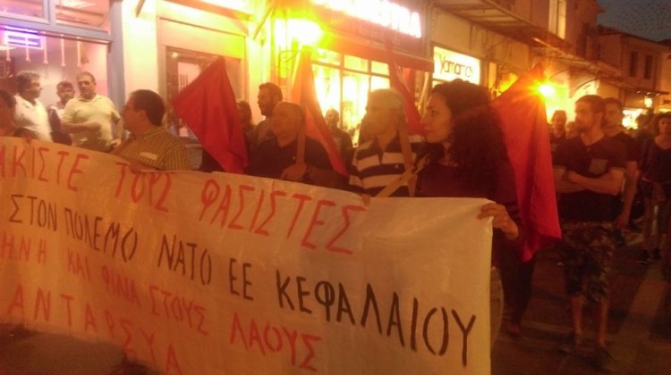Μυτιλήνη: Μαχητικό όχι στο φασισμό