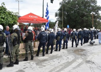 Λευκίμμη: Καταστολή, σαν να μην πέρασε μια μέρα
