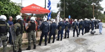 Λευκίμμη: Καταστολή, σαν να μην πέρασε μια μέρα
