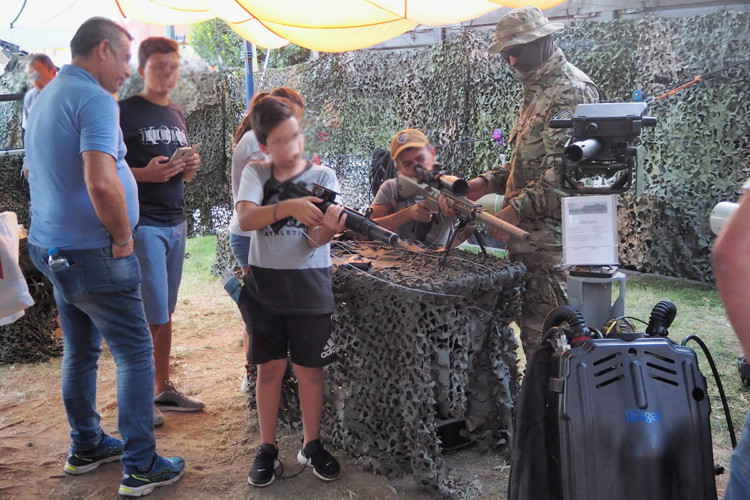 Η απόβαση του  Ελληνικού Στρατού στη  ΔΕΘ