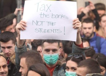 Albania: Student uprising against the gangster neoliberalism.