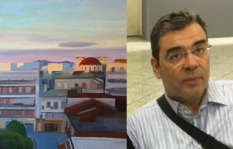 Έκθεση ζωγραφικής του Βασίλη Παπαγεωργίου με τοπία του Αγρινίου