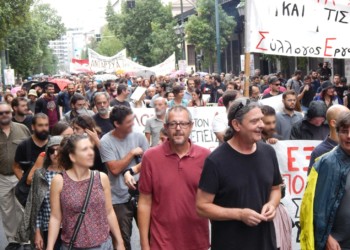 Εργατική αντίσταση στην άγρια επιδρομή