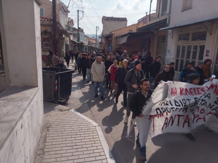 Ξεσηκωμός ενάντια στη ξενοφοβία και το ρατσισμό σε Λέσβο και Σάμο