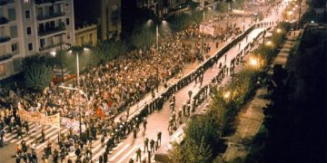 Απόπειρα κατάργησης της πορείας του Πολυτεχνείου