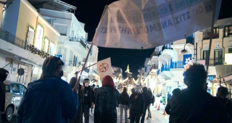 Ανεμογεννήτριες: Διώξεις και πρόστιμα κατά αγωνιζόμενων κατοίκων σε Τήνο και Άνδρο