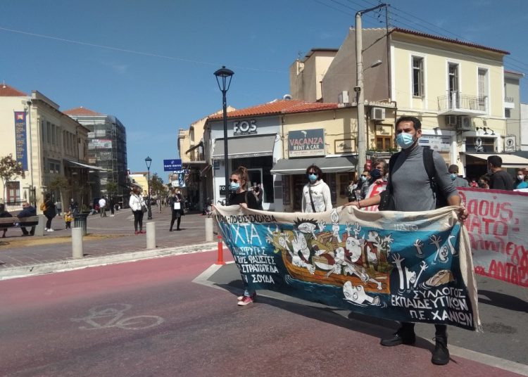 Χανιά: Δυναμικές αντιιμπεριαλιστικές κινητοποιήσεις – Ανεπιθύμητο το «Αϊζενχάουερ»