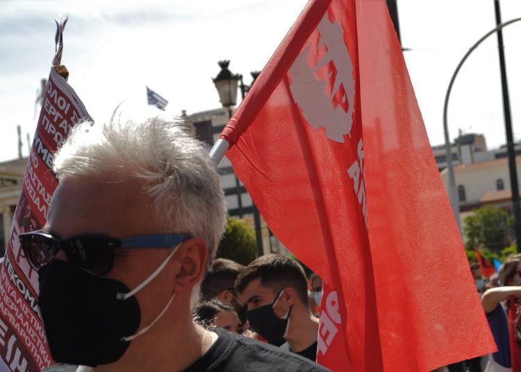 Μαζική διαδήλωση μήνυμα κατά των αντεργατικών σχεδιασμών (φωτό+βίντεο)