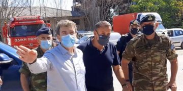 Οι υπουργοί ΠΡΟ.ΠΟ και Άμυνας επιθεωρούν… τον φράχτη στον Έβρο