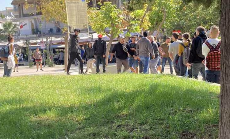 Επίθεση φασιστών με αλυσίδες και taser σε μέλη της ΚΝΕ και του ΚΚΕ