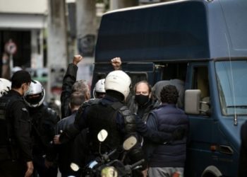 Συγκέντρωση αλληλεγγύης στους 62 συλληφθέντες της επετείου Γρηγορόπουλου