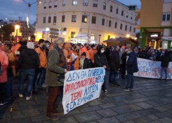 Πετρέλαια Καβάλας: Μαζική συμμετοχή στο παλλαϊκό συλλαλητήριο στην Καβάλα