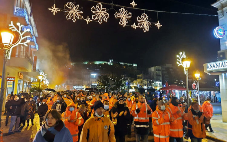 Πετρέλαια Καβάλας: Μαζική συμμετοχή στο παλλαϊκό συλλαλητήριο στην Καβάλα