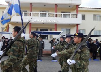 Κως: Έβγαλαν τους φαντάρους για ΣΠΕΝ μέσα στον χιονιά!