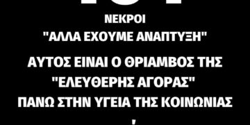 101 νεκροί χθες από κορονοϊό και τα «μαύρα ρεκόρ» συνεχίζουν