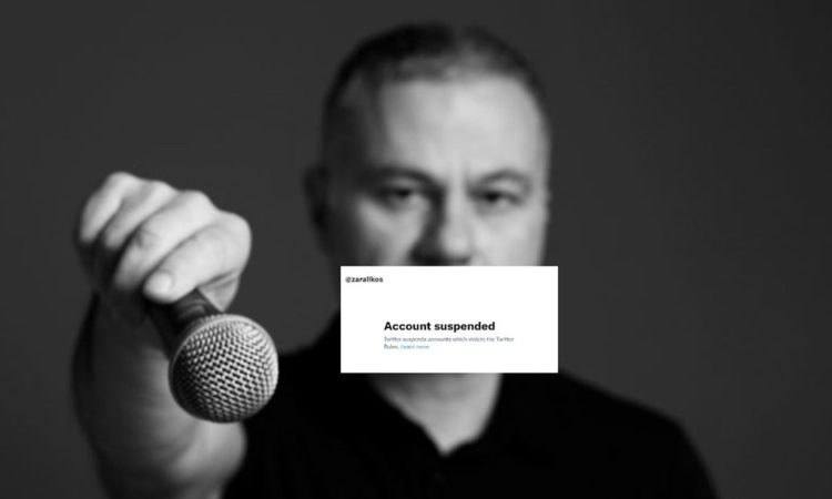 Ποδαρικό με λογοκρισία: Γιατί έκλεισαν το λογαριασμό του Ζαραλίκου  