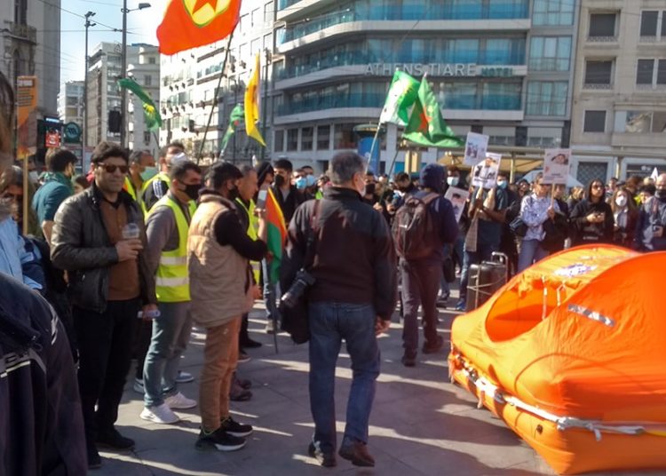 Κινητοποίηση ενάντια στα pushback και τη βία των συνόρων (φωτο)