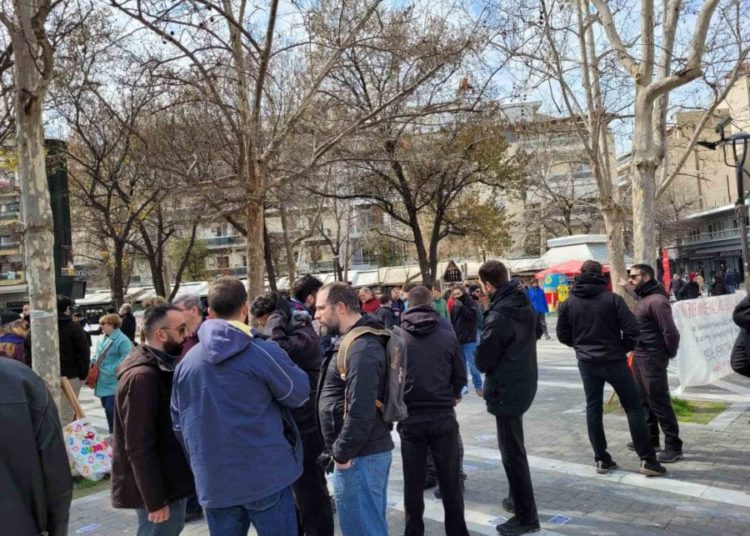 Αντιπολεμική κινητοποίηση στη Λάρισα