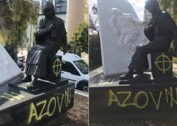 Η Εργατική Λέσχη Καλλιθέας καταδικάζει τη βεβήλωση του μνημείου του Σοβιετικού Στρατιώτη