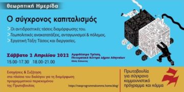 Κομμουνιστική Πρωτοβουλία: Ημερίδα για τον σύγχρονο καπιταλισμό το Σάββατο 2/4