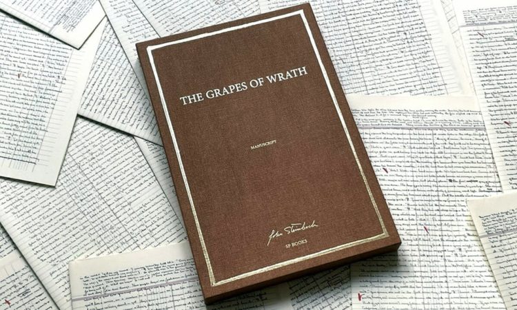 Τα Σταφύλια της Οργής:  H έκδοση του χειρόγραφου