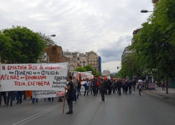 Μαζικές κινητοποιήσεις για την Εργατική Πρωτομαγιά σε όλη τη χώρα
