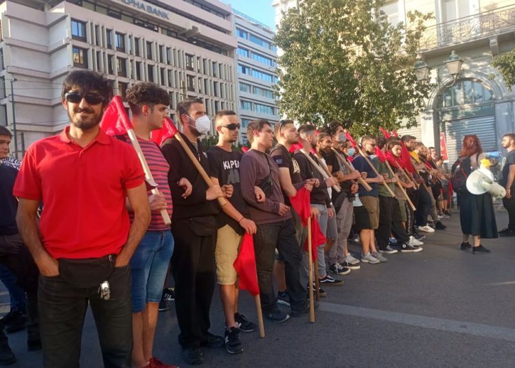 Διαδηλώσεις κατά της συμφωνίας για τις βάσεις (φωτο+βιντεο)