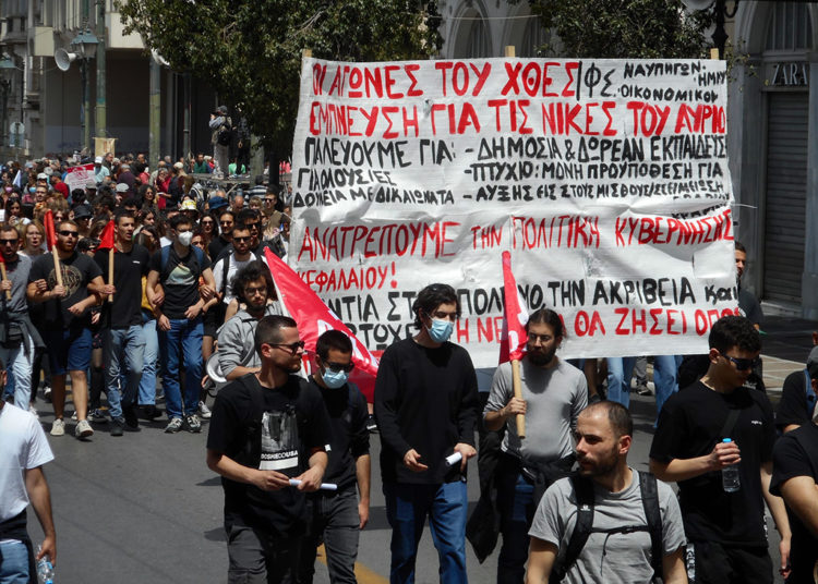 Εργατική Πρωτομαγιά: Μαζικά στους δρόμους ενάντια στον πόλεμο και την επίθεση του κεφαλαίου