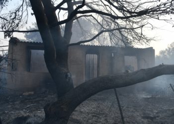 Πύρινος όλεθρος από Πεντέλη έως Παλλήνη – Οικολογική καταστροφή, καμένα σπίτια, τραυματίες