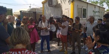 Ελαιώνας: Συνέντευξη Τύπου ενάντια στην βίαιη εκκένωση (φωτογραφίες/βίντεο)