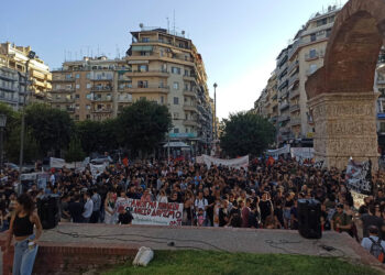 ΔΕΘ: Μαζική – μαχητική απάντηση στις εξαγγελίες Μητσοτάκη (φωτό/βίντεο)