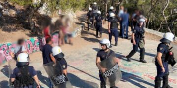 Προσαγωγές κατοίκων από την ΕΛΑΣ στον λόφο του Στρέφη (ενημέρωση)