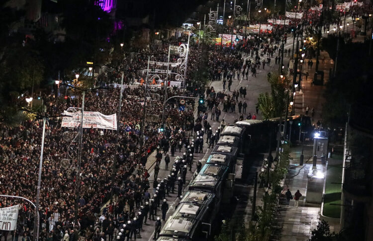 Πανοραμική άποψη της πορείας