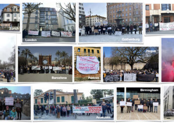 Συγκεντρώσεις διαμαρτυρίας για το έγκλημα στα Τέμπη σε 13 πόλεις στην Ευρώπη