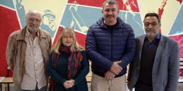 Συνάντηση του ΝΑΡ με τον πρόεδρο της Πανελλαδικής Συνομοσπονδίας Ελλήνων Ρομά-Ελλάν Πασσέ, Βασίλη Πάντζο