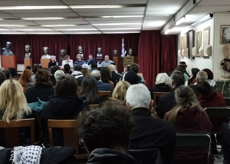 Μεγάλη επιτυχία της εκδήλωσης της Πρωτοβουλίας για την Ανατροπή για την προπαγάνδα στα ΜΜΕ από το Predator στη Γάζα (φώτο και βίντεο)