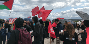 Μαχητική αντιμπεριαλιστική κινητοποίηση στη ΝΑΤΟϊκή βάση Ακτίου (φωτό)