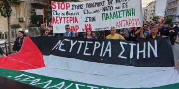 Μαζικές και μαχητικές διαδηλώσεις υπέρ του παλαιστινιακού λαού, επίθεση της αστυνομίας στην Αθήνα