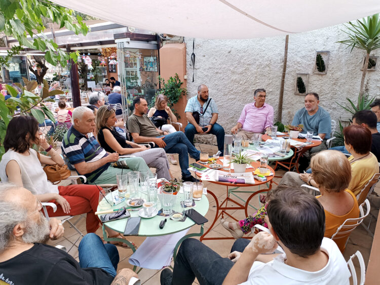 ΑΝΤΑΡΣΥΑ: Μαζική περιοδεία και σύσκεψη του ΝΑΡ στην Ελευσίνα (φωτο)