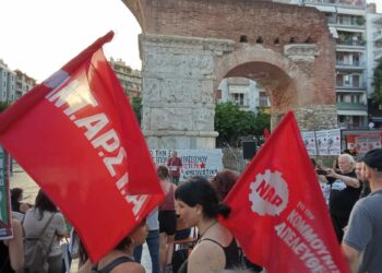 ΑΝΤΑΡΣΥΑ: Δυναμική και μαχητική η κεντρική προεκλογική συγκέντρωση στη Θεσσαλονίκη