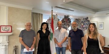 Συνάντηση εκπροσώπων σωματείων στην πρεσβεία του Λιβάνου