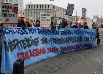 ΝΑΡ: Αλληλεγγύη στους συντρόφους του MLPD!  Solidarität mit den genossen